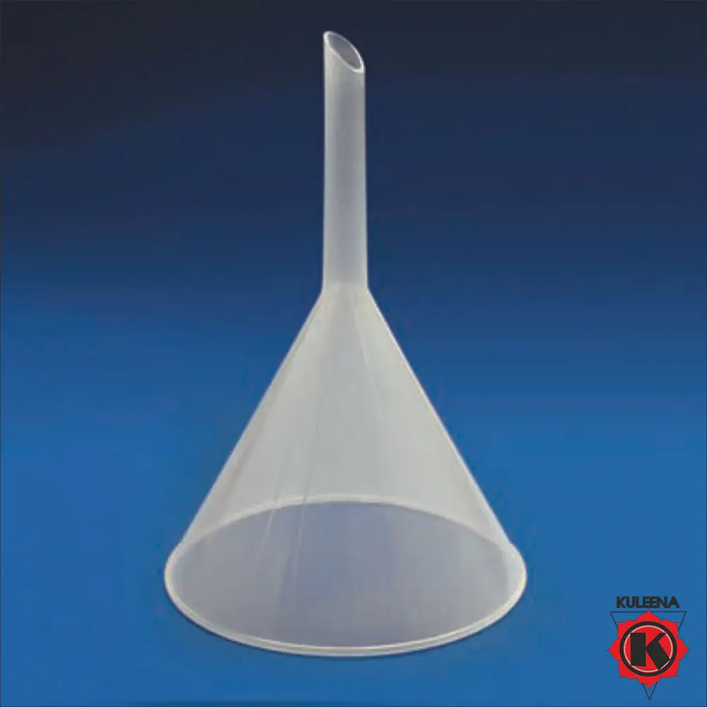 Polylab PP Funnel, Long Stem - 100mm
