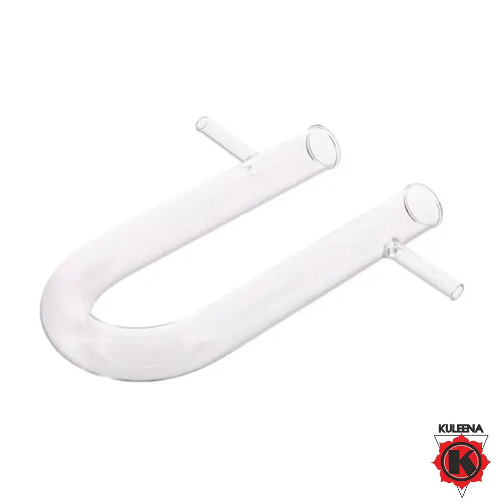 Absorption Tube, Calcium Chloride U-form with side Tubes, 100 mm