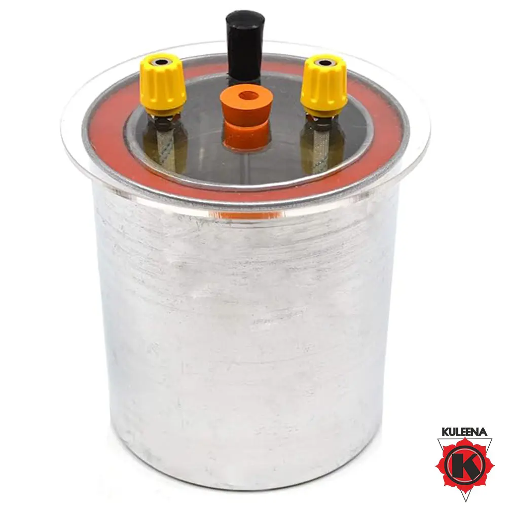 Aluminium Calorimeter, Double Wall with Spring Heating Element- 100mm x 70mm