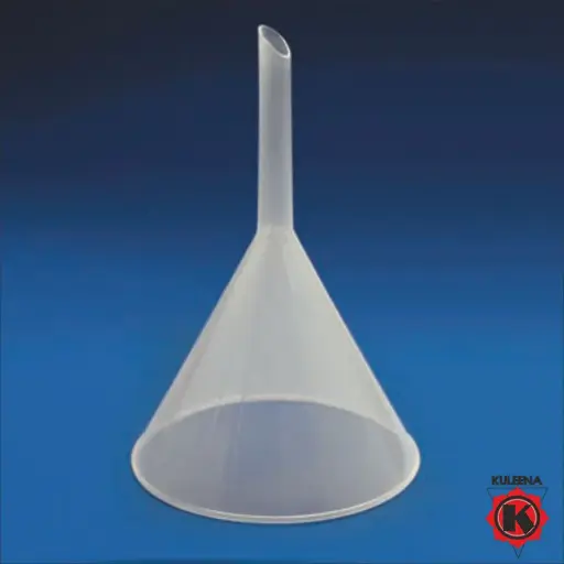 [KE02-57104] Polylab PP Funnel, Long Stem - 100mm