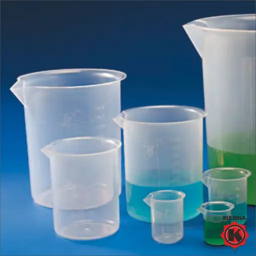 [KE1231102] Polylab PP Beaker Assorted (Euro Design) - Set of 5