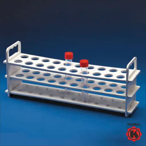 [KE02-77707] Polylab Plastic Test Tube Stand, 3 Tier 16mm x 31 Holes